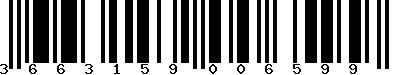 EAN-13 : 3663159006599