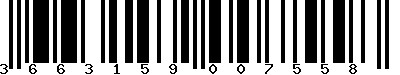 EAN-13 : 3663159007558