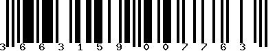 EAN-13 : 3663159007763