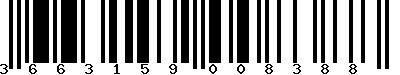 EAN-13 : 3663159008388