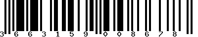 EAN-13 : 3663159008678