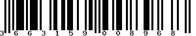 EAN-13 : 3663159008968