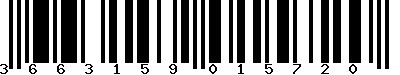 EAN-13 : 3663159015720