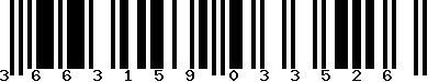 EAN-13 : 3663159033526
