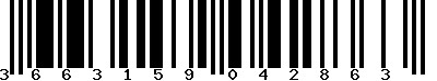 EAN-13 : 3663159042863
