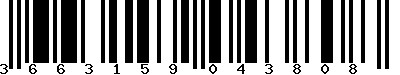 EAN-13 : 3663159043808