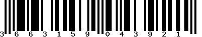 EAN-13 : 3663159043921