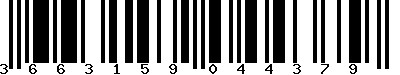 EAN-13 : 3663159044379