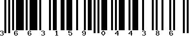 EAN-13 : 3663159044386