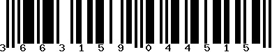 EAN-13 : 3663159044515