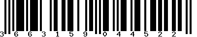 EAN-13 : 3663159044522