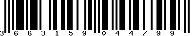 EAN-13 : 3663159044799