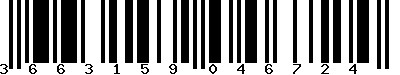 EAN-13 : 3663159046724