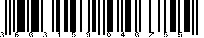 EAN-13 : 3663159046755