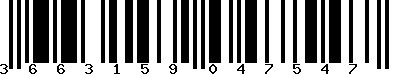 EAN-13 : 3663159047547
