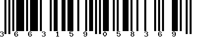 EAN-13 : 3663159058369