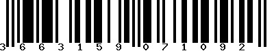 EAN-13 : 3663159071092