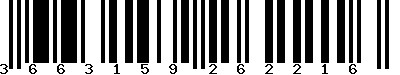 EAN-13 : 3663159262216