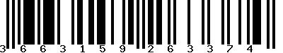 EAN-13 : 3663159263374