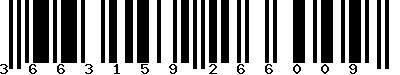 EAN-13 : 3663159266009