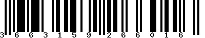 EAN-13 : 3663159266016