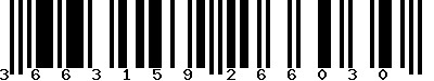 EAN-13 : 3663159266030