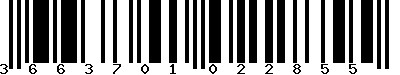 EAN-13 : 3663701022855