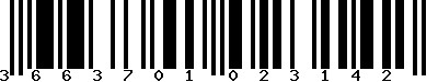 EAN-13 : 3663701023142