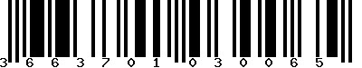EAN-13 : 3663701030065