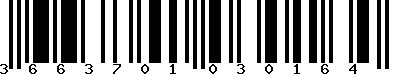 EAN-13 : 3663701030164