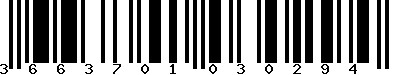 EAN-13 : 3663701030294