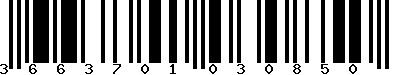 EAN-13 : 3663701030850