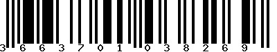 EAN-13 : 3663701038269