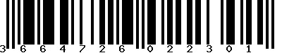 EAN-13 : 3664726022301