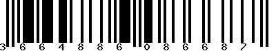 EAN-13 : 3664886086687