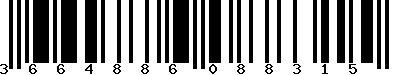EAN-13 : 3664886088315