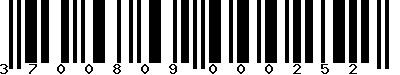 EAN-13 : 3700809000252
