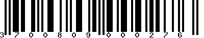 EAN-13 : 3700809000276