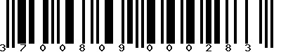 EAN-13 : 3700809000283