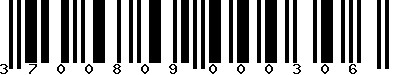 EAN-13 : 3700809000306