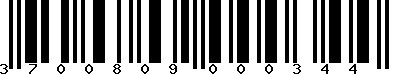EAN-13 : 3700809000344
