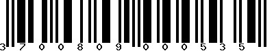 EAN-13 : 3700809000535