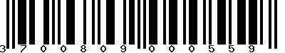 EAN-13 : 3700809000559