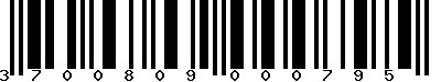 EAN-13 : 3700809000795