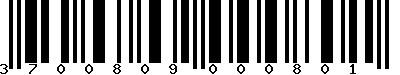 EAN-13 : 3700809000801