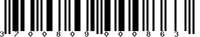 EAN-13 : 3700809000863