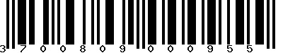 EAN-13 : 3700809000955