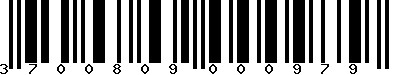 EAN-13 : 3700809000979