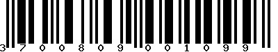 EAN-13 : 3700809001099
