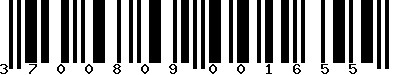 EAN-13 : 3700809001655
